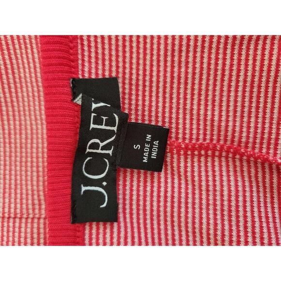 J Crew small red & white stripe tank top - Picture 3 of 4